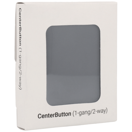 Panneau d'interrupteurs central commutable AJAX / Référence CENTERBUTTON-1G2W-GRE