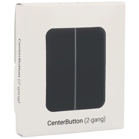 Double panneau d'interrupteurs central AJAX / Référence CENTERBUTTON-2G-GRA - TSA Distribution