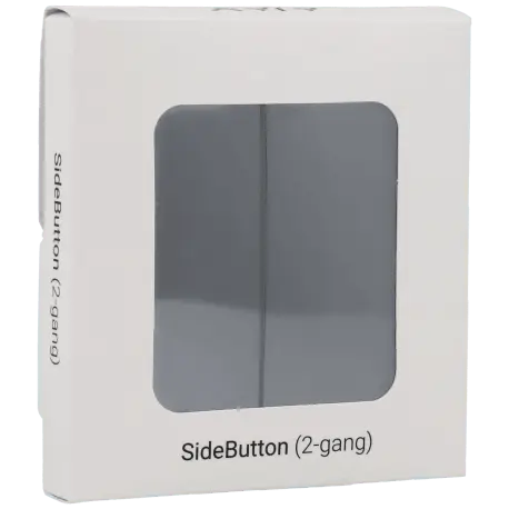 Panneau d'interrupteurs latéraux doubles AJAX / Référence SIDEBUTTON-2G-GRE - TSA Distribution