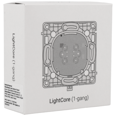 Relais pour interrupteur AJAX / Référence LIGHTCORE-1G