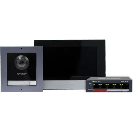 Kit Portier Vidéo HIKVISION / Référence DS-KIS602 Europe - TSA Distribution