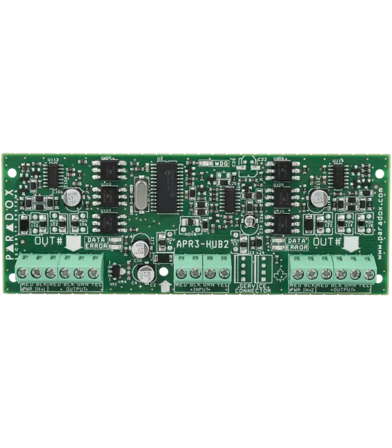 Module isolant et amplificateur de signal pour bus PARADOX / Référence HUB2 - TSA Distribution