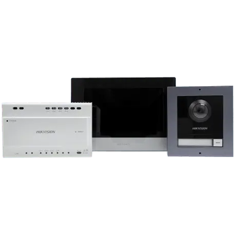 Kit portier vidéo HIKVISION / Référence DS-KIS702Y - TSA Distribution