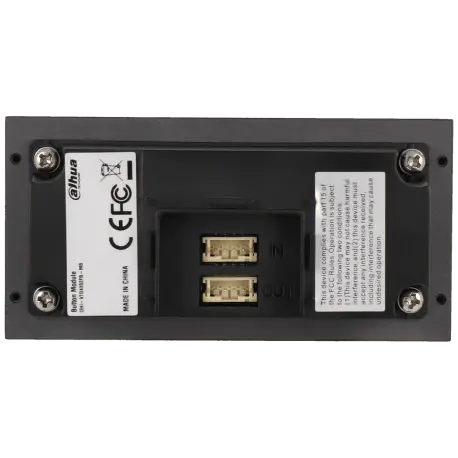 Station extérieure modulaire pour portier vidéo IP avec 1 bouton DAHUA / Référence VTO4202FB-MB1 - TSA Distribution