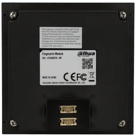 Station extérieure modulaire pour portier vidéo IP avec lecteur d'empreintes digitales DAHUA / Référence VTO4202FB-MF - TSA Distribution