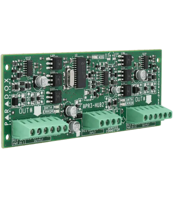 Module isolant et amplificateur de signal pour bus PARADOX / Référence HUB2 - TSA Distribution