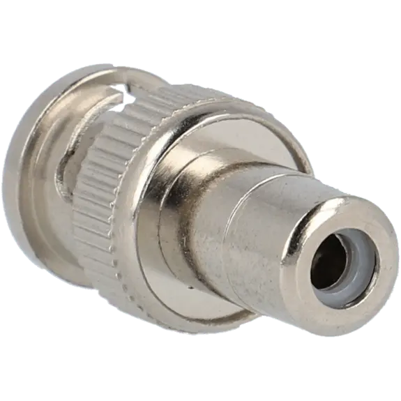 Connecteur Bnc mâle à RCA femelle / Référence A-CON-BNC/M-RCA/FM / Vendu par lot de 10