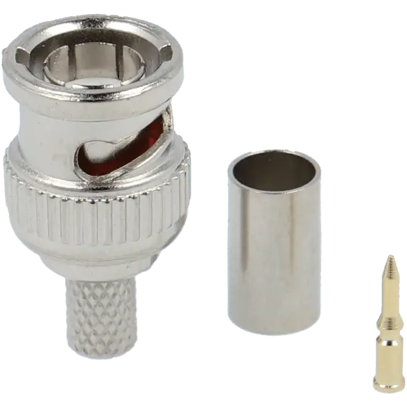 Fiche connecteur Bnc a sertir / Référence A-CON-BNC-CRIMP / Vendu par lot de 10