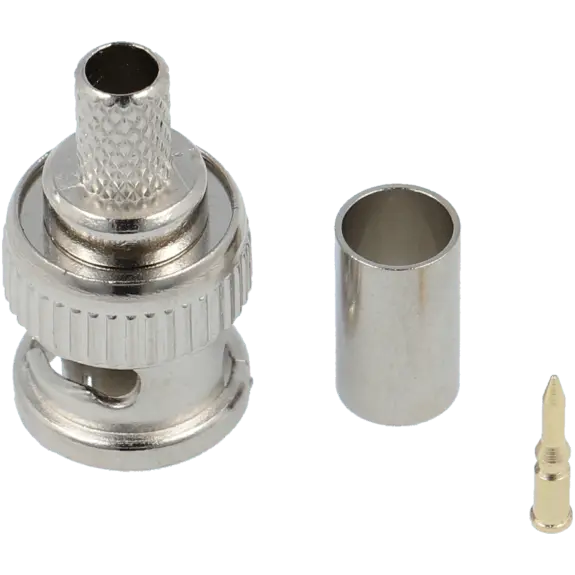 Fiche connecteur Bnc a sertir / Référence A-CON-BNC-CRIMP / Vendu par lot de 10