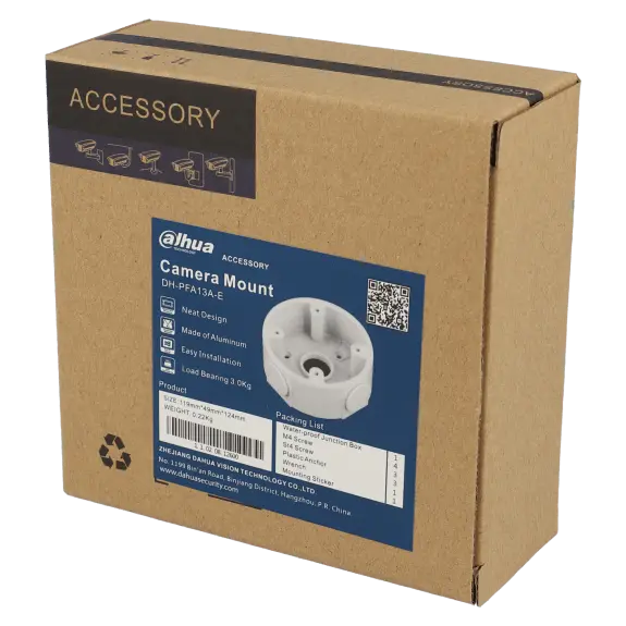 Boitier de connexion DAHUA / Référence PFA13A-E