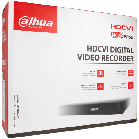 Enregistreur 5 en 1 (hd-cvi, hd-tvi, ahd, analogique et IP) DAHUA pour 4 canaux et 8 mpx de résolution maximale / Référence XVR5104HE-4KL-I3