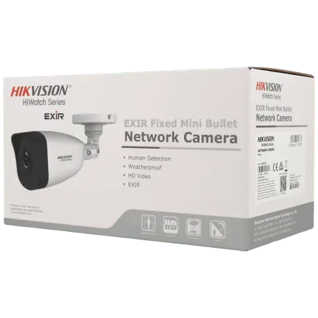 Caméra HIKVISION compactes IP avec 2 mégapixels et objectif fixe / Référence HWI-B120HA - TSA Distribution