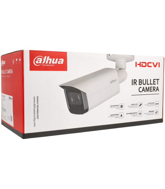 Caméra DAHUA compactes HD-CVI avec 8 mégapixels et objectif zoom optique / Référence HAC-HFW2802T-Z-A