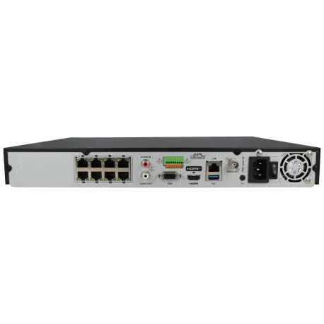 Enregistreur IP HIKVISION PRO pour 8 canaux et 12 mpx de résolution avec 8 ports PoE / Référence DS-7608NXI-I2/8P/S - TSA Distribution