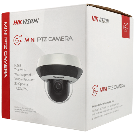 Caméra HIKVISION PRO PTZ IP avec 4 mégapixels et objectif zoom optique / Référence DS-2DE2A404IW-DE3/W