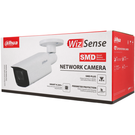 Caméra DAHUA compactes IP avec 5 mégapixels et objectif zoom optique / Référence IPC-HFW3541T-ZAS-S2