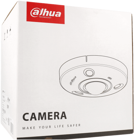 Caméra IP DAHUA fisheye 12 mégapixels objectif fixe / Référence IPC-EBW81230