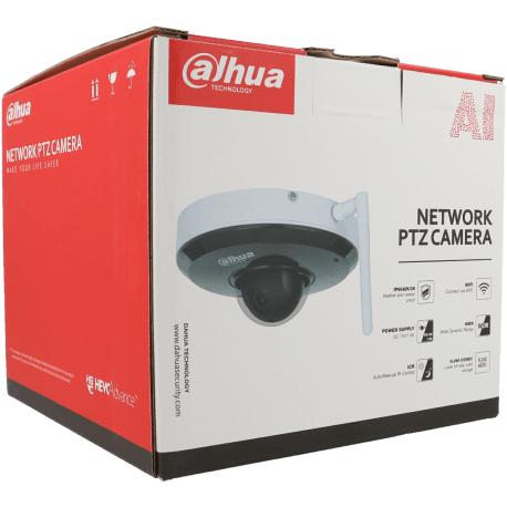 Caméra IP DAHUA PTZ avec 4 mégapixels et objectif zoom optique / Référence SD1A404XB-GNR-W
