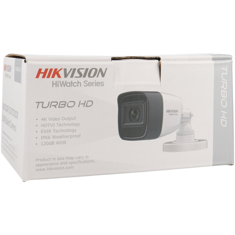 Caméra HIKVISION compactes 4 en1 (cvi, tvi, ahd et analogique) 8 mégapixels objectif fixe / Référence HWT-B181-M