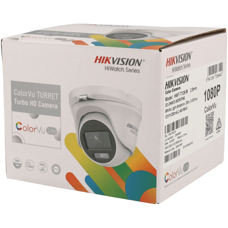 Caméra HIKVISION mini-dôme 4 en 1 (cvi, tvi, ahd et analogique) 2 mégapixels objectif fixe / Référence HWT-T129-M