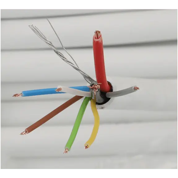 Câble alarme blindé 6+2 files / Référence A-CABLE-6-2-100M-LSHZ - TSA Distribution