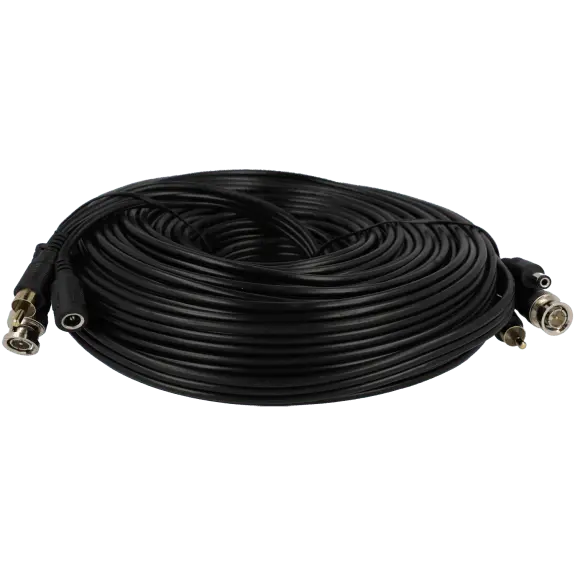 Câble combiné coaxial-alimentation-audio de 20 m / Référence A-COAXIAL-20M-AUDIO - TSA Distribution