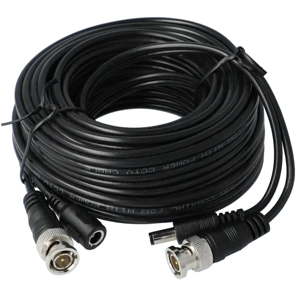 Câble combiné coaxial alimentation de 10 m / Référence A-COAXIAL-10M - TSA Distribution