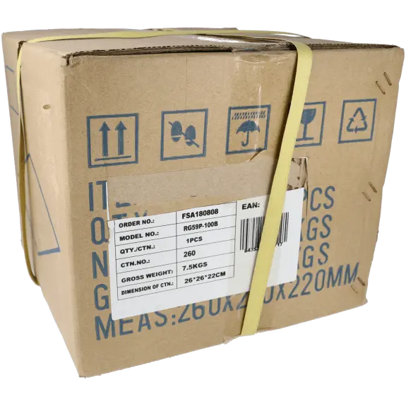 Câble rg59 alimentation de 100 m / Référence A-RG59-DC-100-B-LSHZ - TSA Distribution