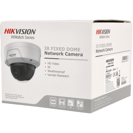 Caméra HIKVISION mini dôme IP avec 8 mégapixels et objectif fixe / Référence HWI-D180H