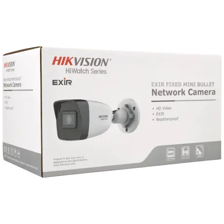 Caméra HIKVISION compactes IP avec 8 mégapixels et objectif fixe / Référence HWI-B180H - TSA Distribution