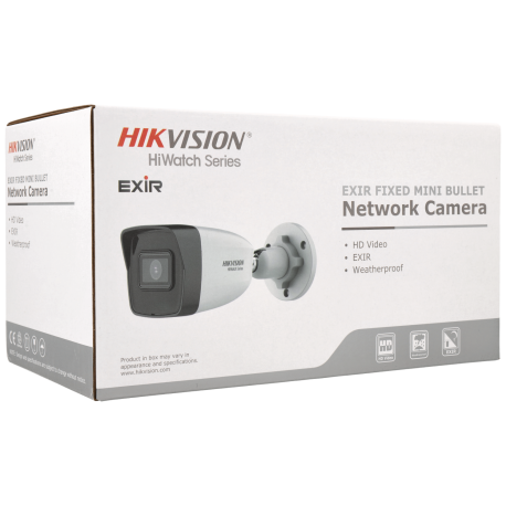 Caméra HIKVISION compactes IP avec 8 mégapixels et objectif fixe / Référence HWI-B180H