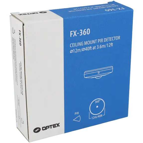 Détecteur volumétrique filaire OPTEX / Référence FX-360