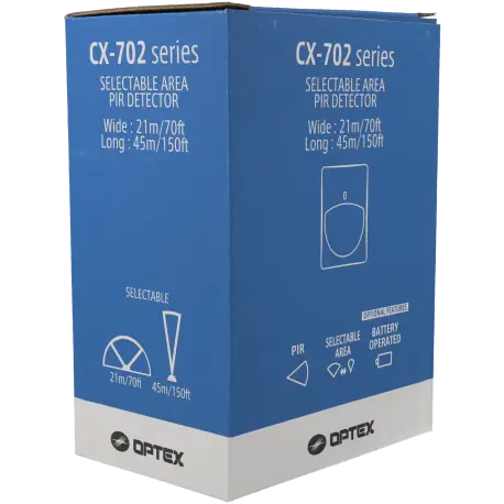 Détecteur volumétrique filaire OPTEX / Référence CX-702-MKII