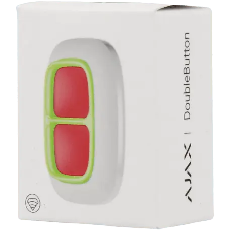 Télécommande alarme bouton poussoir panique AJAX / Référence DOUBLEBUTTON-W - TSA Distribution