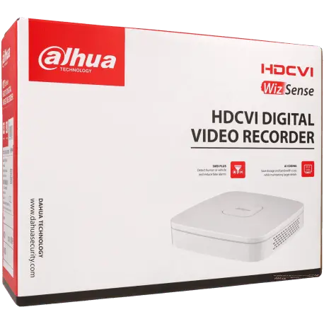 Enregistreur IP DAHUA 4 canaux et 1 mpx de résolution maximale / Référence XVR4104C-I - TSA Distribution