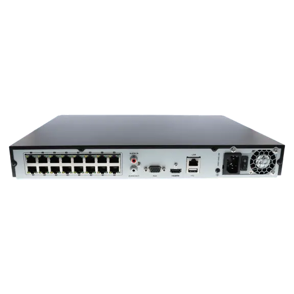 Enregistreur IP HIKVISION 16 canaux et 8 mpx 16 ports PoE / Référence HWN-4216MH-16P