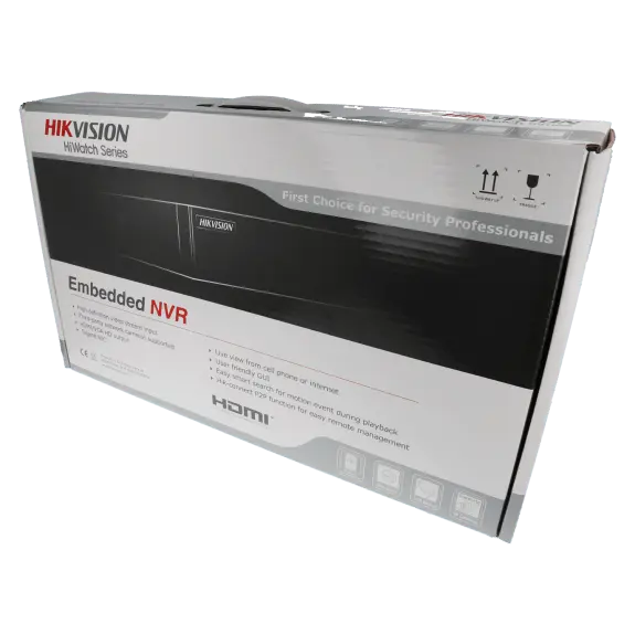Enregistreur IP HIKVISION 4 canaux et 8 mpx / Référence HWN-4104MH