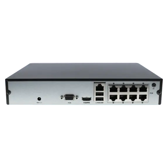 Enregistreur IP HIKVISION 8 canaux et 4 mpx 8 ports PoE / Référence HWN-2108MH-8P