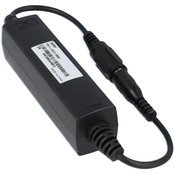 Isolateur de bloc d'alimentation noir avec connecteurs DC pour vidéosurveillance