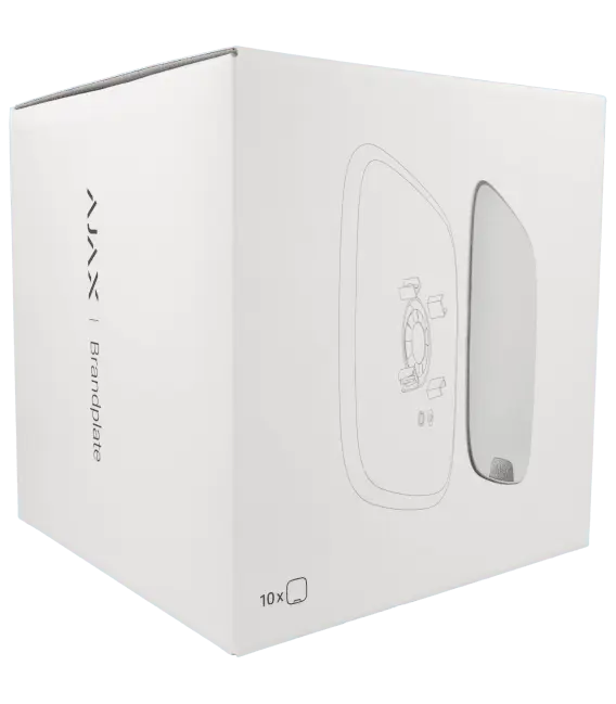 Sirène extérieure AJAX / Référence BRANDPLATES-W