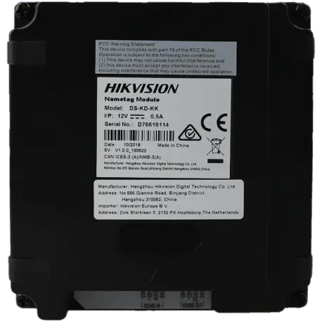 Portier vidéo HIKVISION de surface-encastrer / Référence DS-KD-KK - TSA Distribution