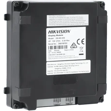 Portier vidéo IP HIKVISION de surface / Référence DS-KD-DIS - TSA Distribution