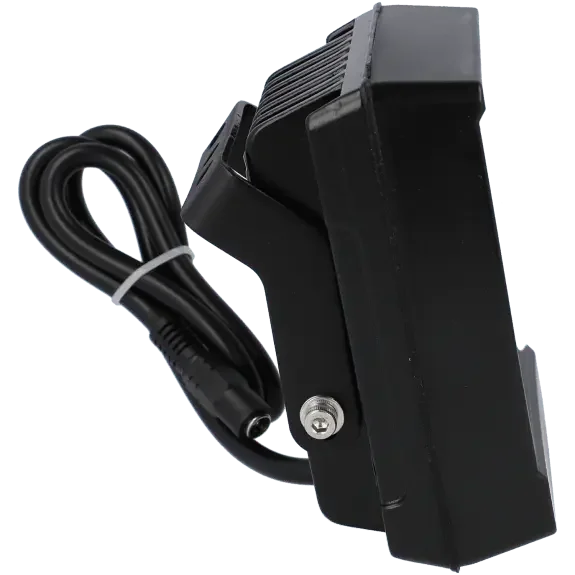 Projecteur infrarouge extérieur noir pour vidéosurveillance, câble d'alimentation inclus