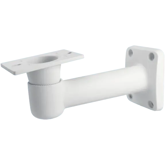 Support mural blanc pour caméra de vidéosurveillance, fixation murale robuste