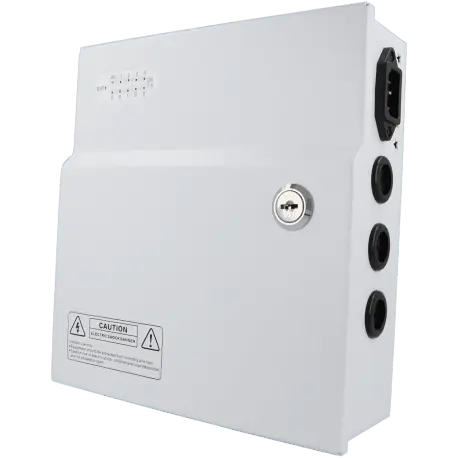 Source d'alimentation A-CCTV dc 12v 10a / Référence A-12VDC10A-BOX-BAT - TSA Distribution