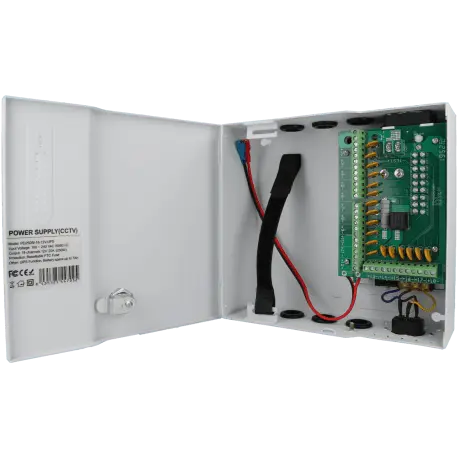 Source d'alimentation A-CCTV dc 12v 20a / Référence A-12VDC20A-BOX-BAT - TSA Distribution