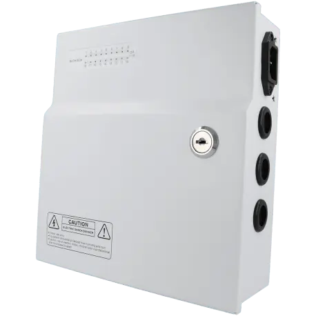 Source d'alimentation A-CCTV dc 12v 20a / Référence A-12VDC20A-BOX-BAT - TSA Distribution