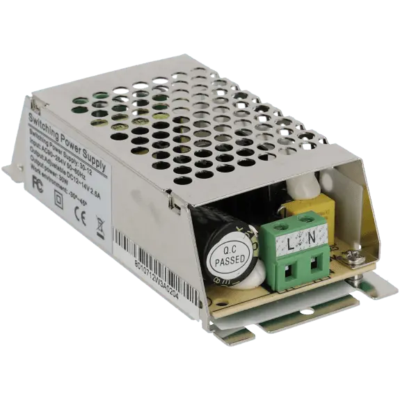 Source d'alimentation A-CCTV dc 12v 2,5a / Référence A-12VDC2.5A-M - TSA Distribution