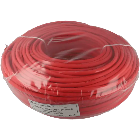 Câble blindé d'incendie / Référence A-FIRE-2X1.5-100M-RF120 - TSA Distribution