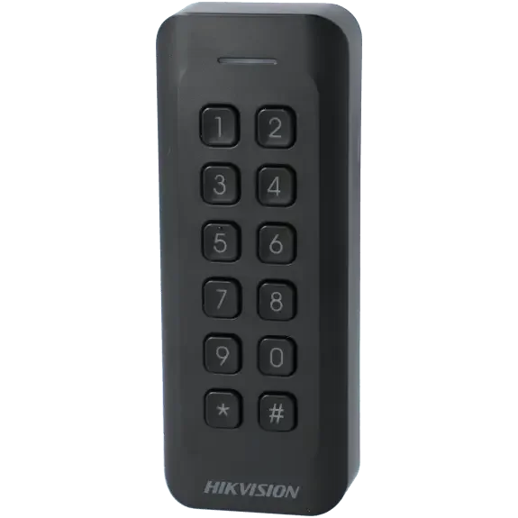 Clavier à code numérique noir pour contrôle d'accès et sécurité des bâtiments